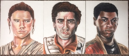 kylo-ren-is-my-space-husband:Meet the squad, my ever growing collection of Star Wars portraits! Soon