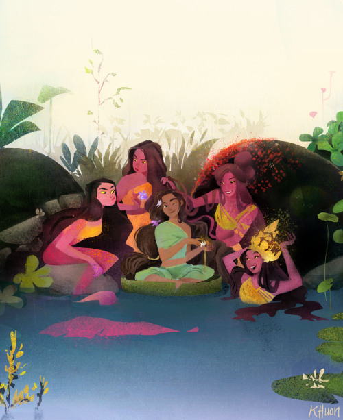 isaia: kathuon: She found the mermaids!! This is gorgeous and makes me so happy! SouthEast Asian mer