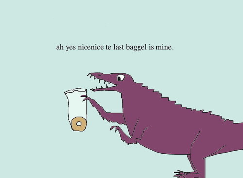 there was half a bagel left and i toasted it and ate it adn it was good, true story.
