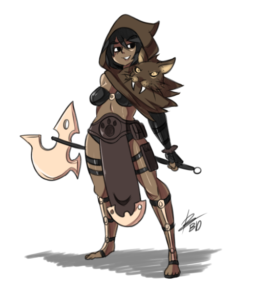 grimphantom:bigdeadalive:Two bandit illustrations I did for DnD sessions and Satsuki.  Well, I’m satisfied in terms of drawing for today. ^.^/Loving those hips on Satsuki :D  for Satsuki~ <3