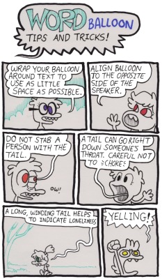 sketchamagowza:  Word Balloon tips and tricks