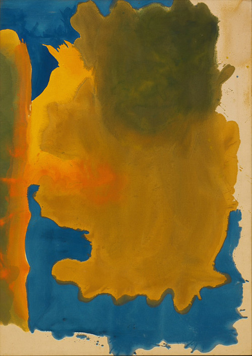 herzogtum-sachsen-weissenfels: Helen Frankenthaler (American, 1928-2011), Canal, 1963. Acrylic on ca