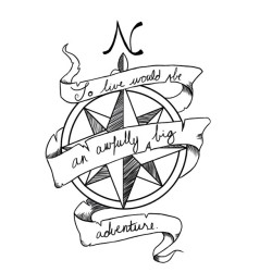 caughtinbetweendreams:  Determined to get this tattooed on me. #tattoo #peterpan #blackandwhite