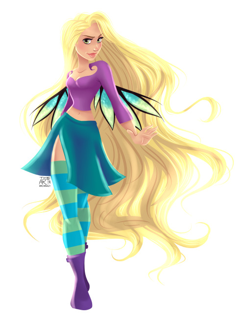 CGI Disney Princesses(e.m.m.r.a.) X .W.I.T.C.H.