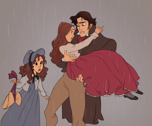 Sense and Sensibility fan drawingI would like to see an animated Jane Austen movie adaptation one da