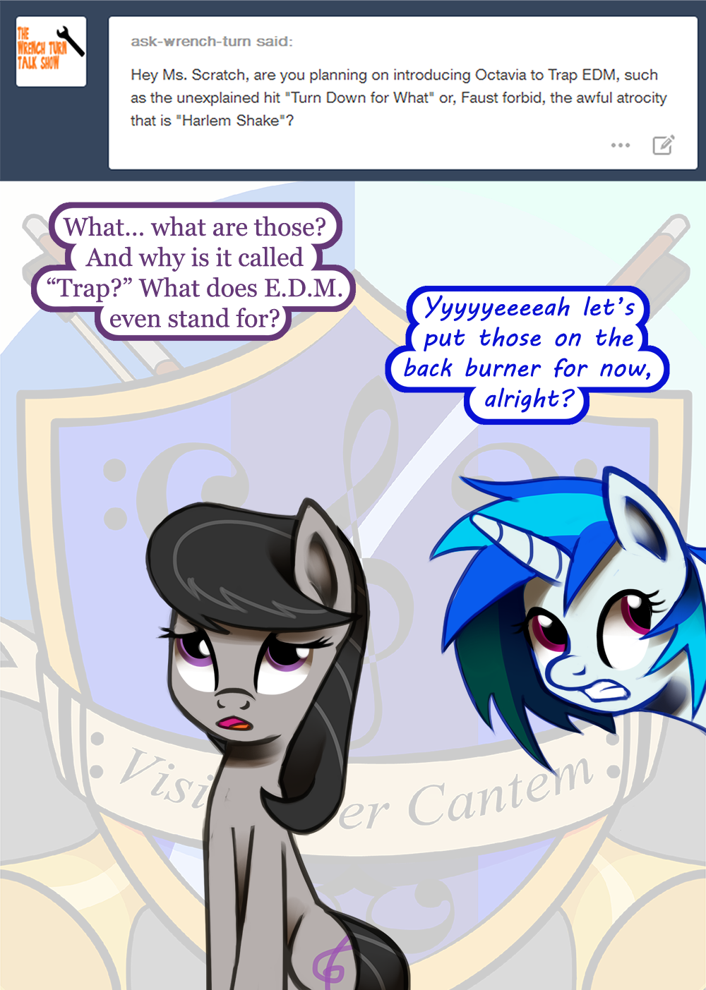 ask-canterlot-musicians:  There are some genres we will likely not get to.  X3