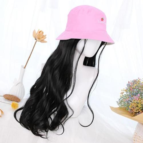 Sweet Long Curly Wig Hair Bucket Hat starts at $31.90 ✨✨This is so cute! Catch my eye right away❤️