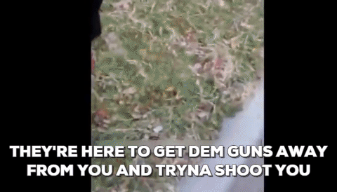 Man Pays Kids With Realistic Looking Toy Guns To Go Back Inside Their House, Warns
