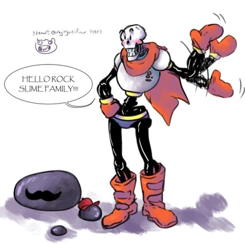 Hello From The GREAT Papyrus !!! . . . #undertale #papyrus #skeletons #art #artist #digitalart #digitalartist