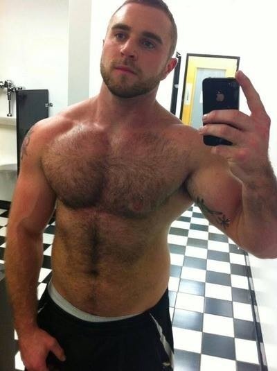 fuckin rebloging this……fucking man’s man here, the ideal opponent, big beefy hairy chest and beard…..like a fuckin man!! i bet he sweats up a storm while working over his opponents