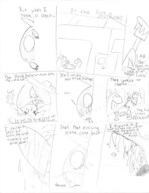 OLD ART:  THE GALACTIC CITY - PART 5More from the old comic I sketched in middle school, “The Galact