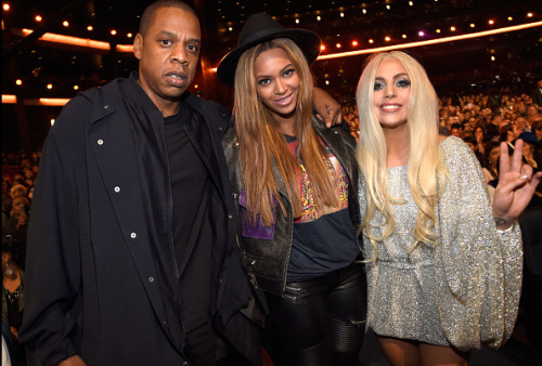 mothemonster: Lady Gaga, Beyoncé & Jay Z at the Stevie Wonder Tribute Concert. 