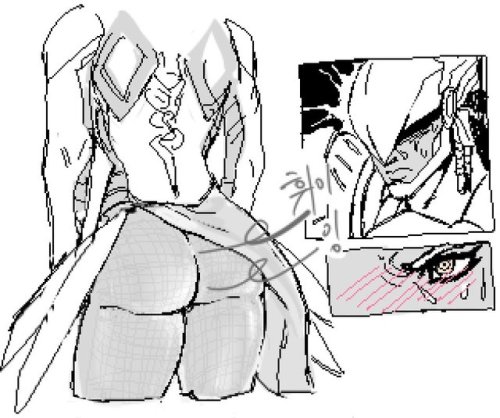 pbyums:Doing Hangout, Ma friend said ‘i want to touch Mercy, Pharahs butt.’ So…..