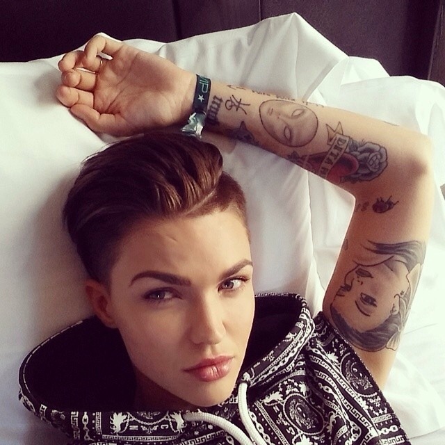 queerkidsneverdie:  if you’re not gay here are some pictures of ruby ​​rose. Welcome