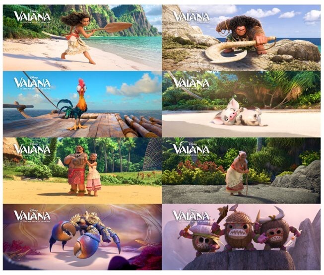 Disney Moana All The Moana Characters Including The Coconut