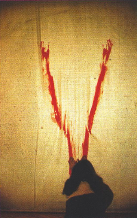 phytos:  Ana Mendieta - Body Tracks, 1974