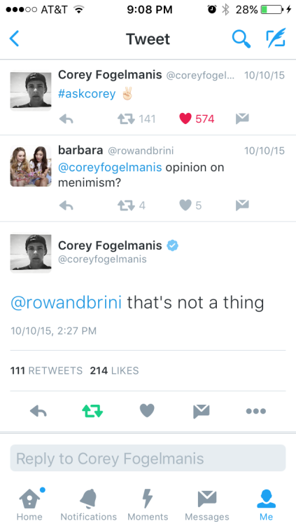 farklefogelmanis:Corey ‘only white boy I can trust’ Fogelmanis