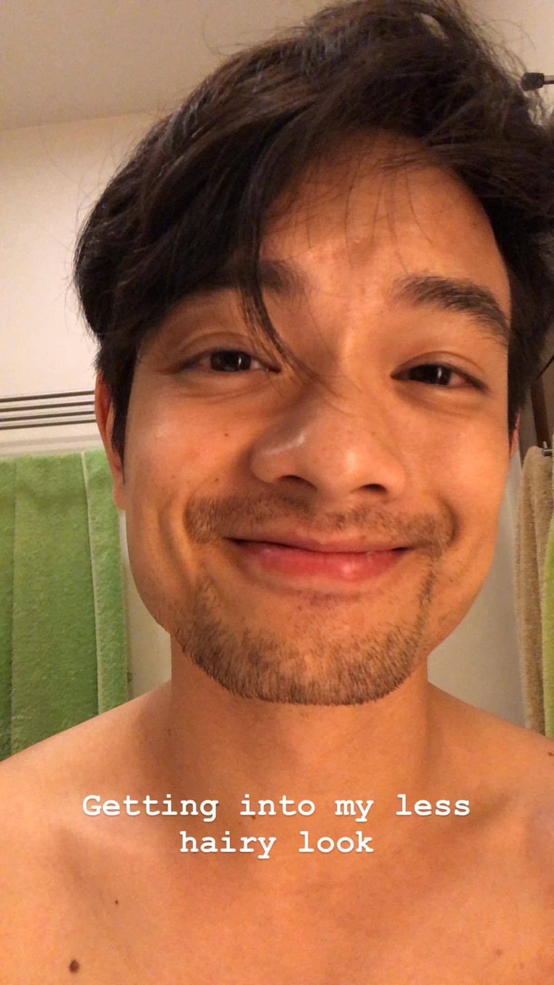 celebswhogetslepton:Osric Chau on his Instagram Story (24 July, 2018)