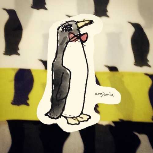 六點很遙遠，三四點很漫長。 #office #hkdesign #cartoon #doodle #graphic #penguin #design #drawingoftheday #sketch 