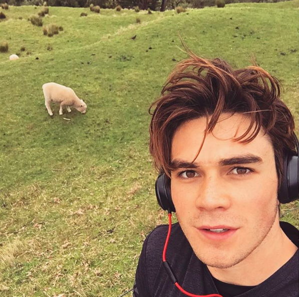 iwfh:  This boy is just incredible. KJ Apa on Instagram. And it just gets better