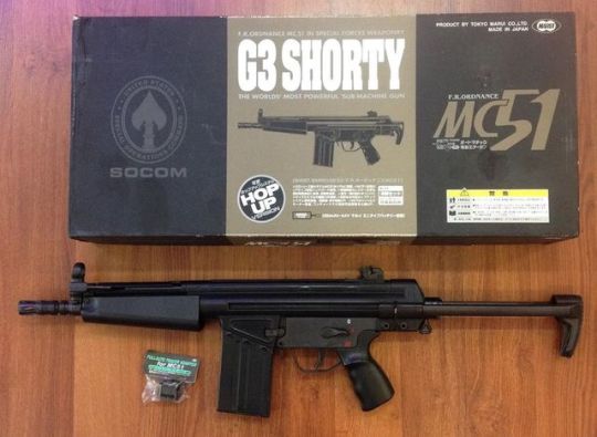 東京マルイ G3 SHORTY MC51 電動エアガン ホップアップ付き 引退