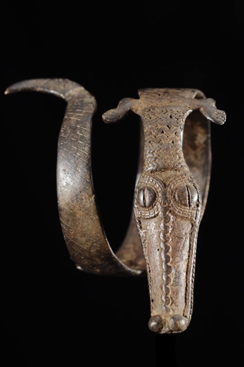 1. ‘Dekoggoro’ Arm Band. Gan peoples, Burkina Faso.| Bronze | ca. 19702. 'Dekoggoro&rsqu