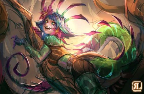 Haven’t posted for 10 straight days, so here’s a Neeko I suppose . . #art #myart #fantas