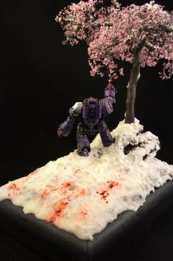 wh40kpowerpoints:  fourtygay:imperialfister:How quaint. Courtesy of Arion SpiridisThis is not quaint. This is fucking heartrending. That is an emperors children dreadnaught… Touching a beautiful cherry blossom. This dio is an entire story without words.