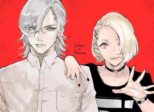 kenkamishiro: From the official Jack Jeanne twitter (X): Jackace and Aljeanne
