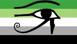 aroacepagans:  Aro and Ace eyes of Horus