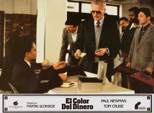 The Color of Money, Spanish lobby card. Spanish theatrical release 1987 Submitted by videorecord