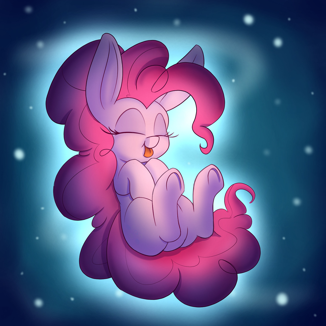 finalskies:Pinkie naps in Celestia’s special Celestial plane &lt;3