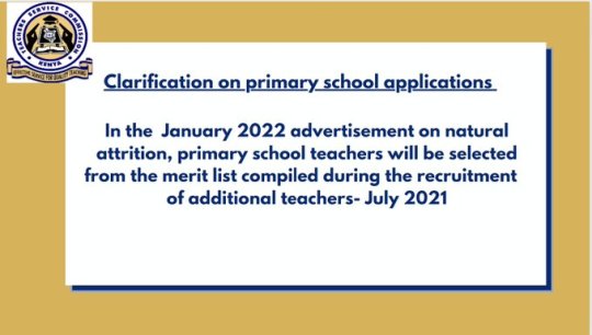 How TSC Will Fill Replacement Vacancies For Primary Teachers - Latest Update