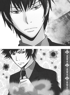 -jenjam: The Two Carnivores. {Kougami &amp; TYL!Hibari}