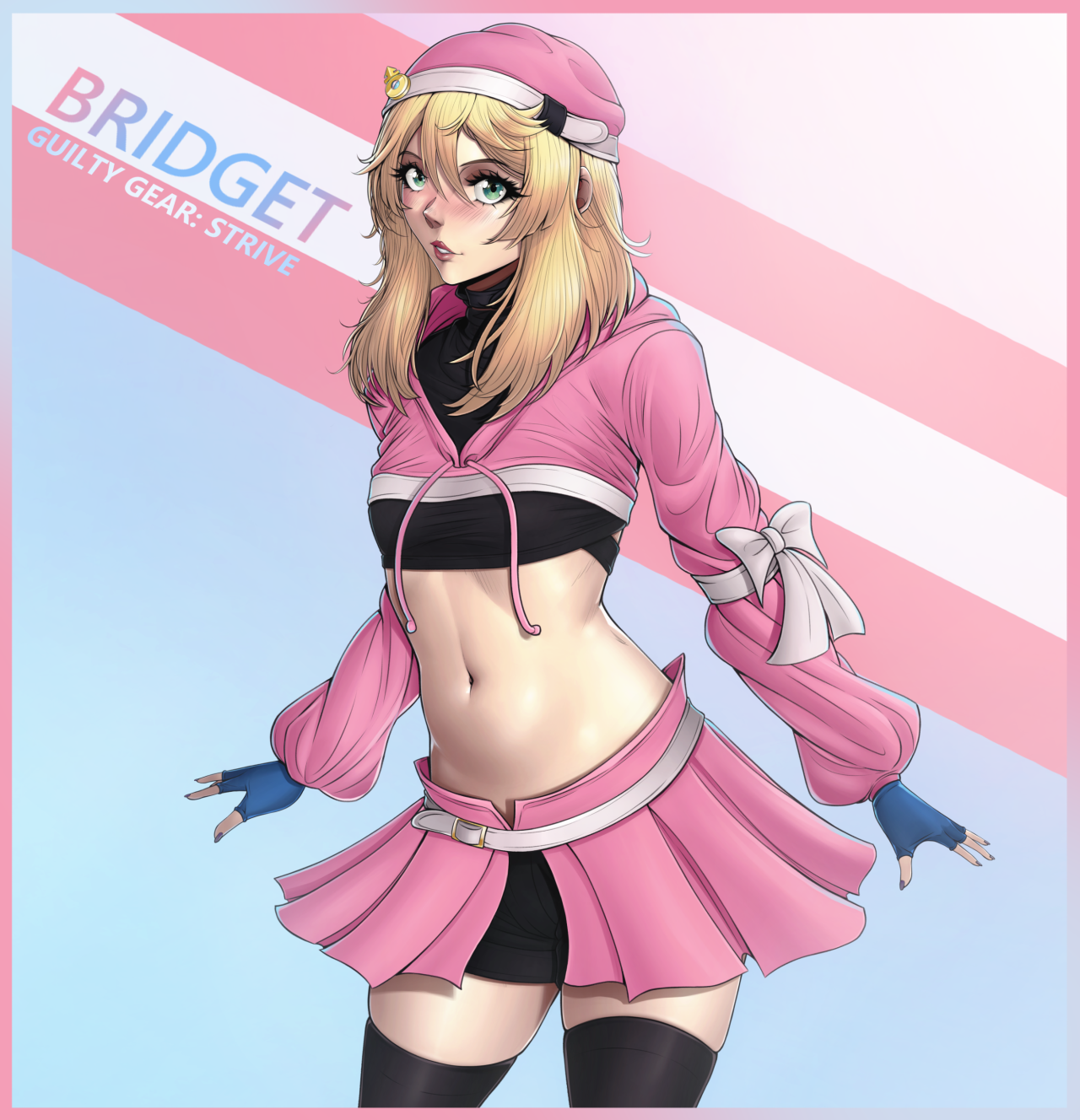 Chihiro as Bridget from Guilty Gear