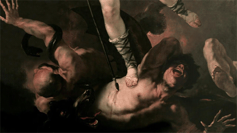 noiseman:St. Michael Archangel by Luca Giordano, circa 1663. Featured in Rino Stefano Tagl