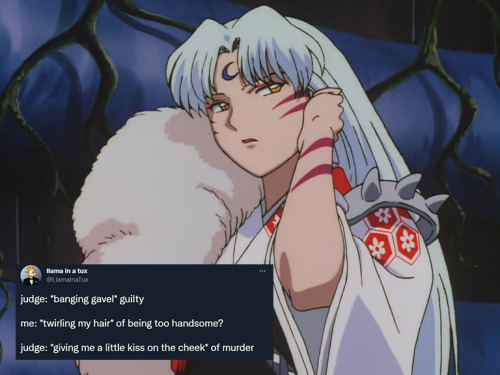 twin-azure-dragon-wave: Inuyasha Screenshots + Twitter Posts - Sesshomaru Edition [Koga][Naraku 2][N