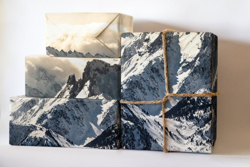 wordsnquotes:  culturenlifestyle: Contemporary Craft Wrapping Paper San Diego artist named “Chris” from Chroma Space Store loves to explore new themes and trends in the gift wrapping world. As Christmas rolls around the corner, we all want to be