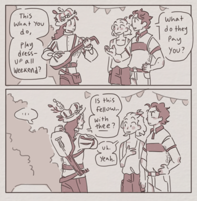 lysarttt:The Renn fair adventures continue 