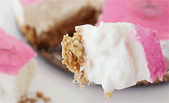 lustingfood:  Sakura Cherry Blossom No-Bake Cheesecake (x) 