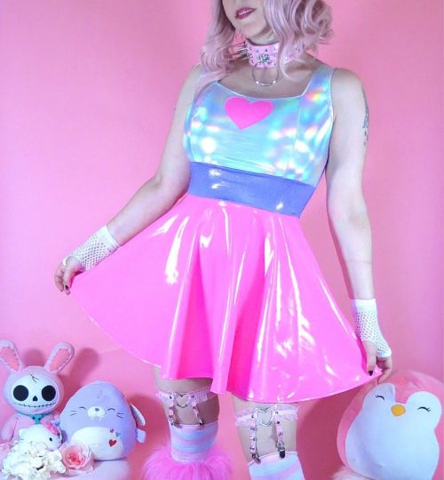 vinyl-dolls:  Pink Purple Heart Dress available at ✨VinylDolls.co✨ . . . . #kawaiidress #kawaiistyle