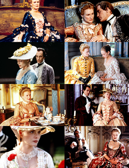 fuckyeahcostumedramas: Adaptations of Les Liaisons dangereuses (1782) by Pierre Choderlos de Laclos 