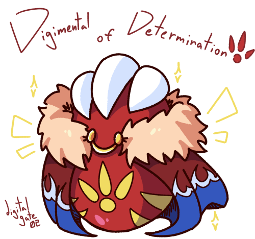 digitalgate02:Digimental of Determination(the crest is a both a flame and a paw)I had this idea in m