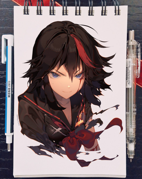 thetangles:★ 河CY | 1 * 2 ☆ ⊳ ryuko / satsuki (kill la kill) ✔ republished w/permission