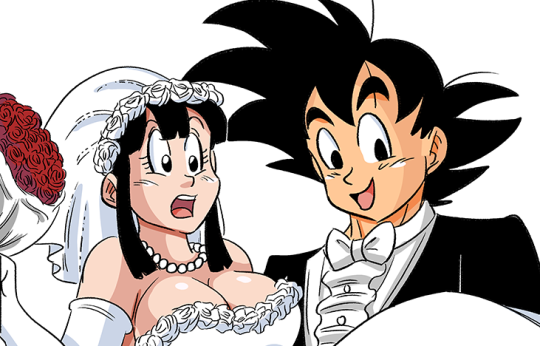 Porn photo Goku and Chichi: Wedding (Coming Sept 17th!)