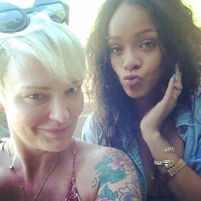 celebrityministry:
“ Words can not express how lucky I feel that we are friends! Kind beautiful and a big heart describes you the best! I had the trip I my life and I am grateful and thankful for you every day! I LOVE you She! #Rihanna Repost from...