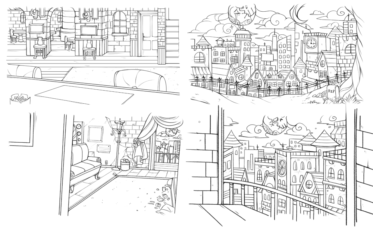 lunaartgallery:  I’m working on a minute long animation with the song “Alone