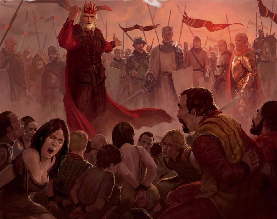twoiafart:  The World of Ice and Fire - Aerys II, The Mad King  Artist: Jennifer