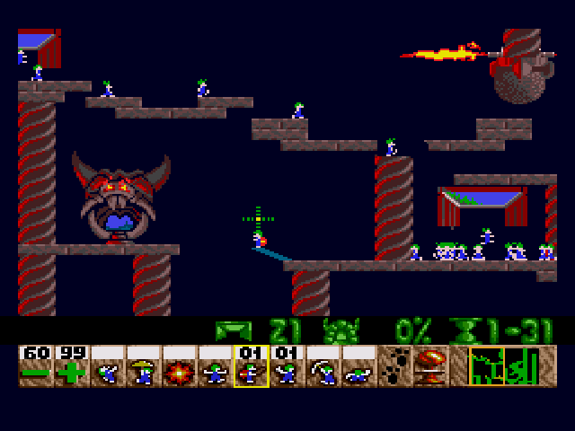 Lemmings [PC] - Level 1: Just dig! 