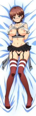 amatsukaze (kancolle) breasts cameltoe cosplay dakimakura kantai collection makino jimusho megane nipples no bra seifuku sisters ~natsu no saigo no hi~ stockings thighhighs thong | #314131 | yande.re